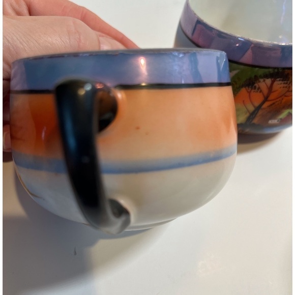 Japan Lusterware Vintage Cups. Set of 5 - Picture 3 of 12